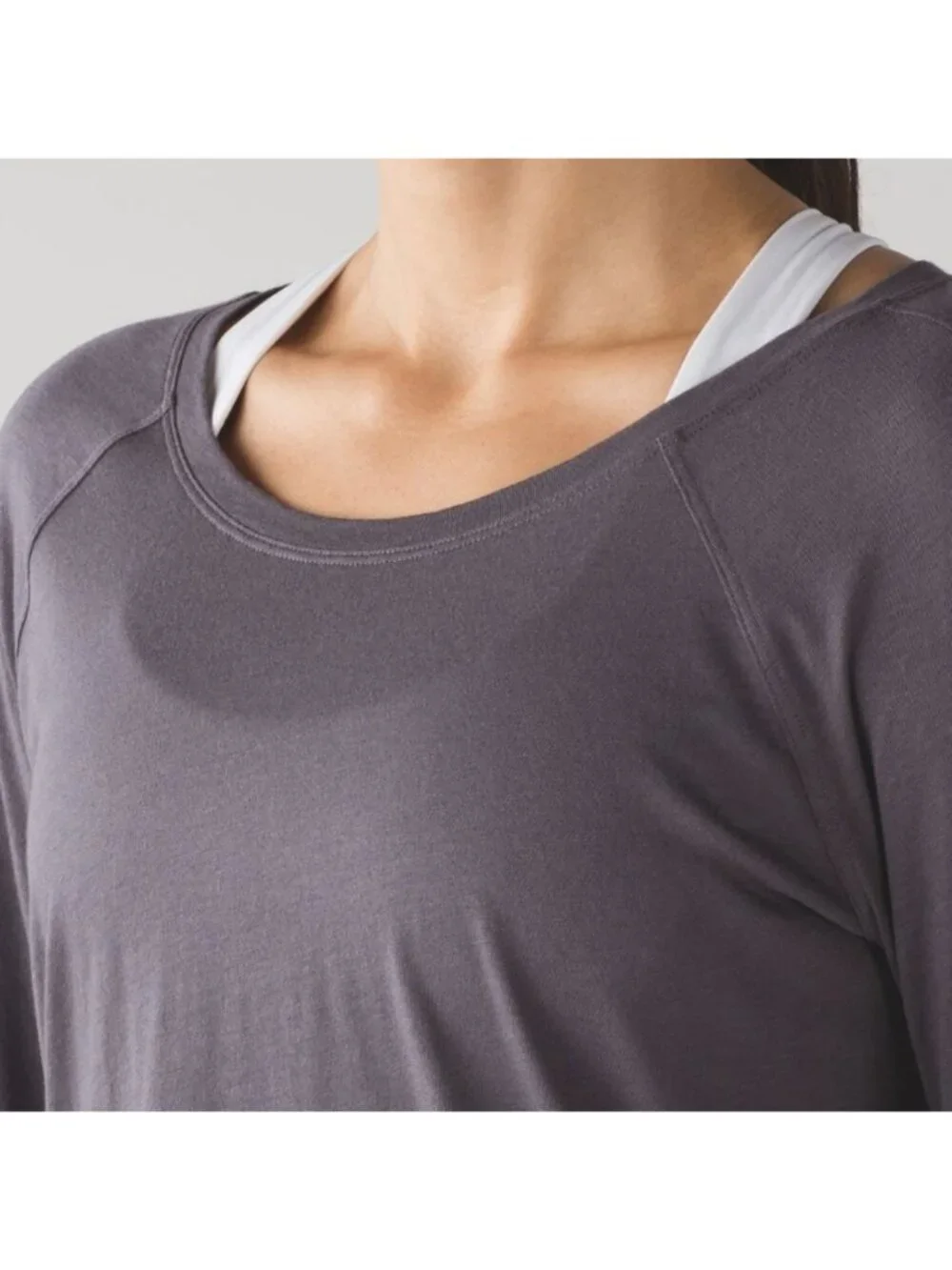 Lululemon Locarno Long Sleeve Dark Carbon